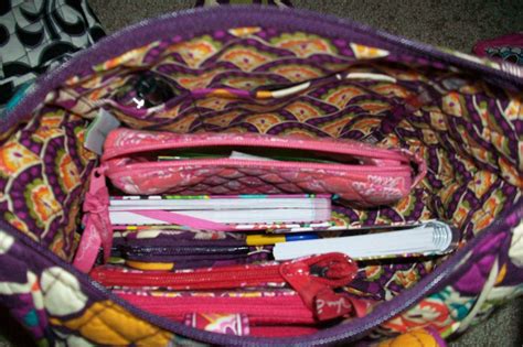 vera bradley purse inside